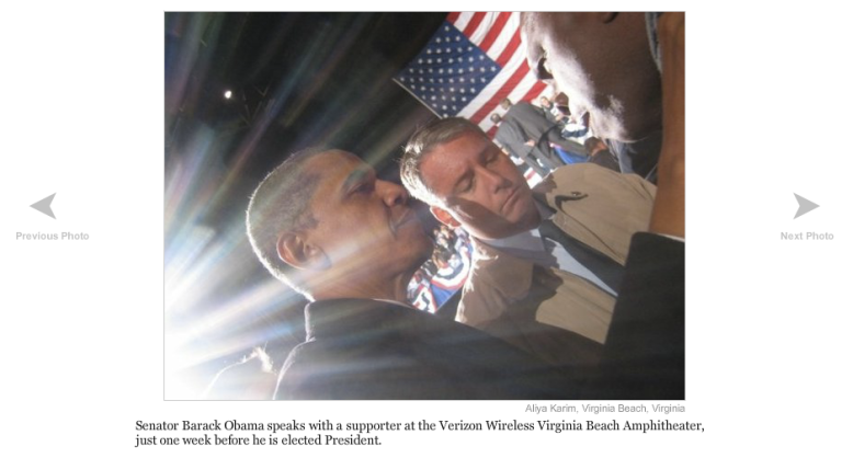 Obama Photo on NYTimes